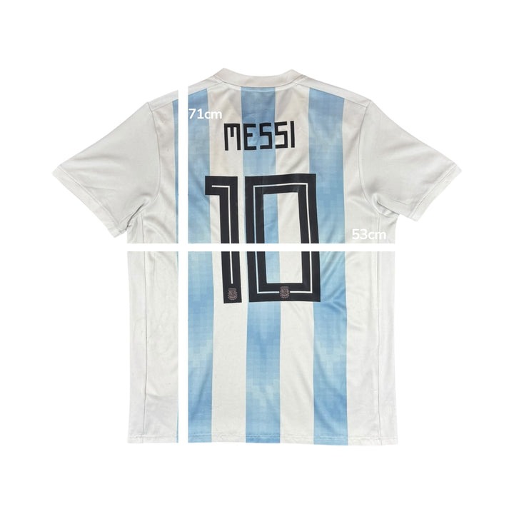 2018-19 Argentina Adidas Home Shirt #10 MESSI - 7/10 - (L)