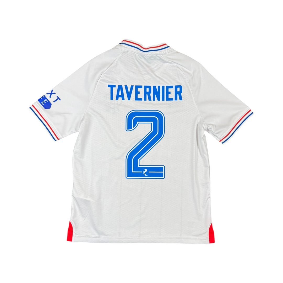 2023-24 Rangers Away Shirt TAVERNIER #2 - 10/10 - (11-12 Years)