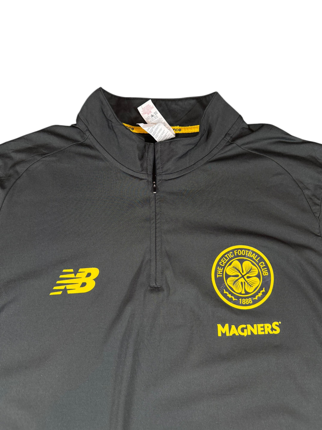 2019/20 Celtic New Balance 1/4 Zip Football Training Shirt - 7/10 - (2XL)