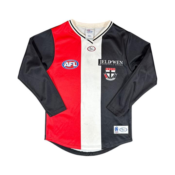 2008-09 ST KILDA Home AFL Jersey Longsleeve - 7/10 - (L)