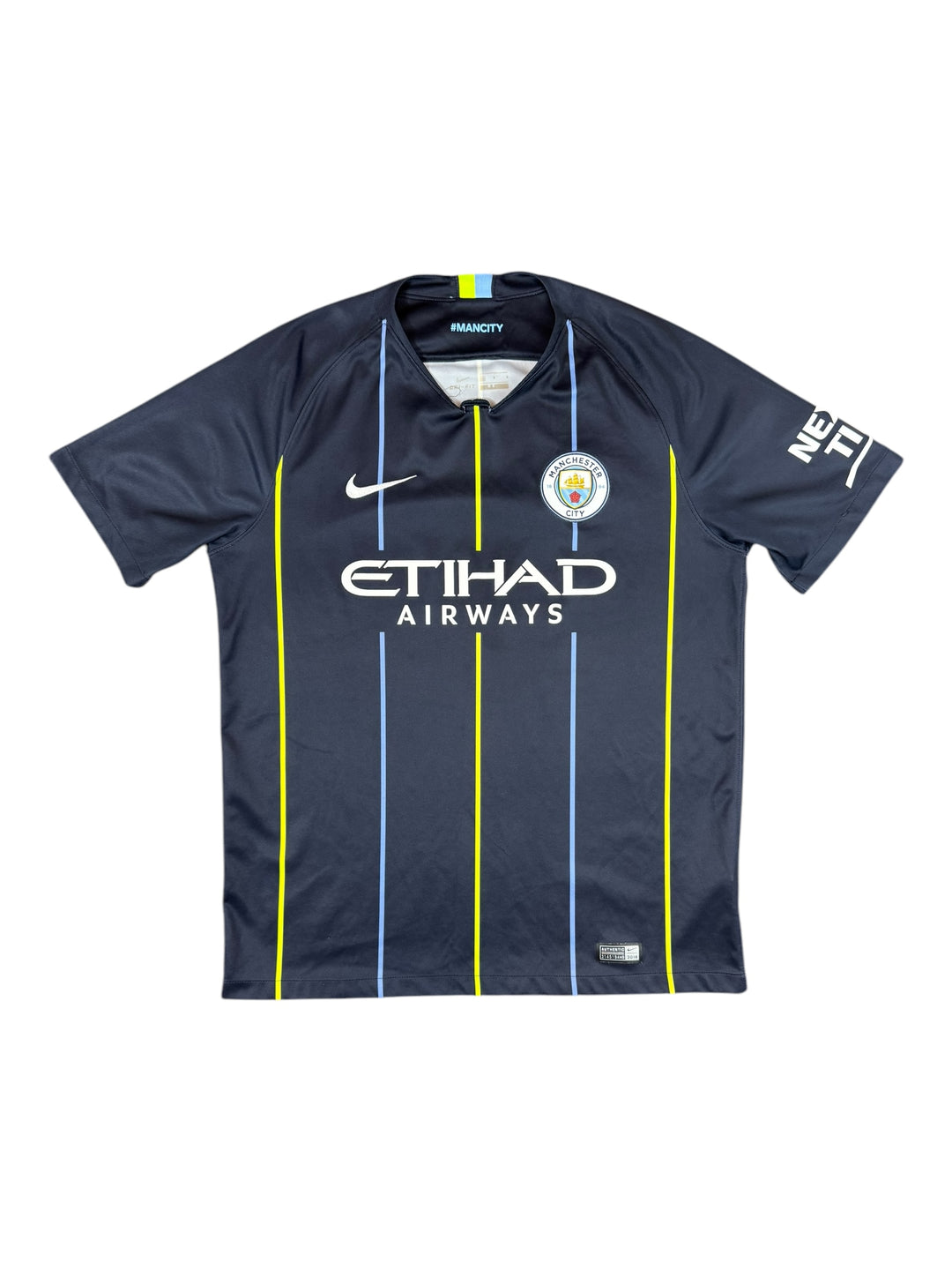 2018/19 Manchester City Nike Away Football Shirt - 8/10 - (L)