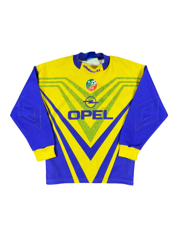 1995 Ireland Umbro Goalkeeper Longsleeve Shirt - 7/10 - (11-12 Years)