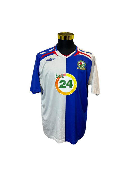 Blackburn Rovers 2007/08 Home Football Jersey