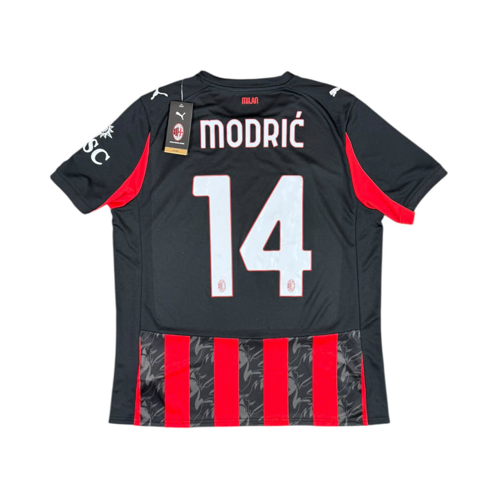 2025-26 AC Milan Puma Home Shirt #14 MODRIC Brand New (L)