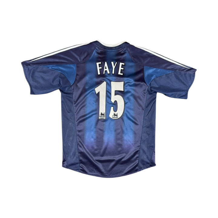 2004-05 Newcastle Adidas Away Shirt #15 FAYE - 9/10 - (M)