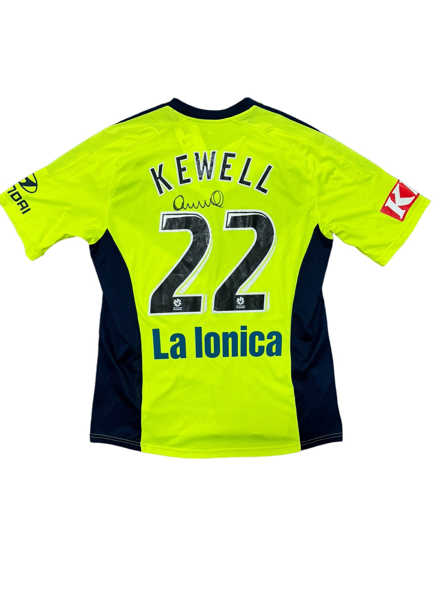 Melbourne Victory 2011/12 KEWELL #22 Signed Football Jersey