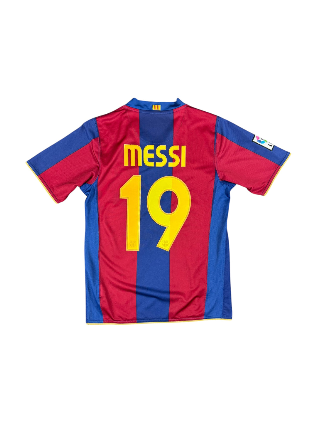 2007/08 Barcelona Nike Football Shirt #19 Messi - 8/10 - (S)