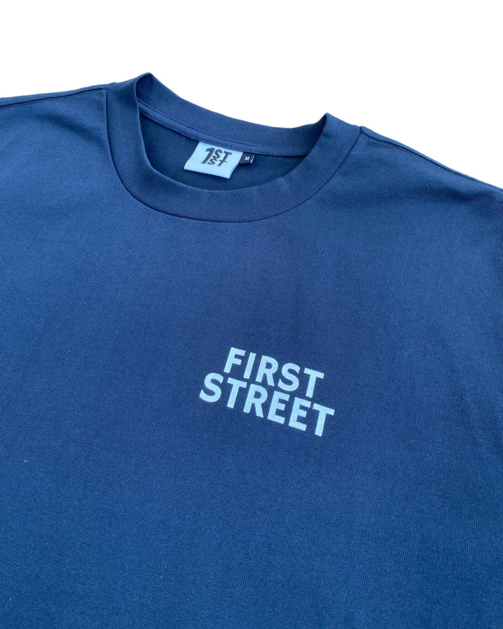 First Street Founders Club Tee Navy Blue