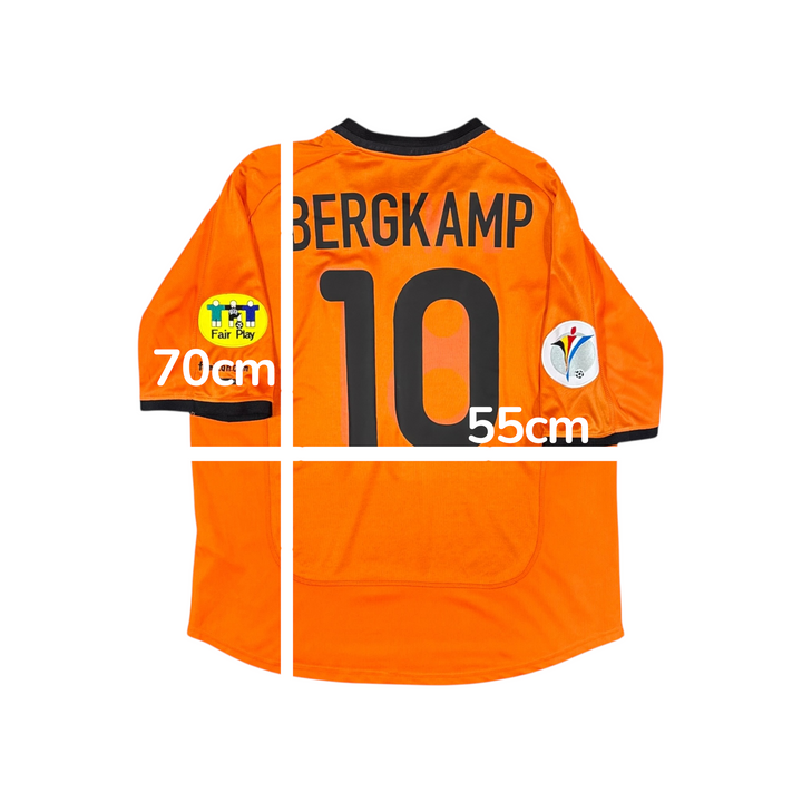2000-02 Netherlands Nike Home Shirt #10 BERGKAMP - 8/10 - (L)