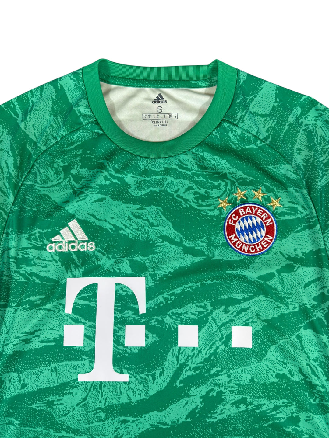 2019/20 Bayern Munich Adidas Football Long Sleeve Goalkeeper Shirt - 9/10 - (S)