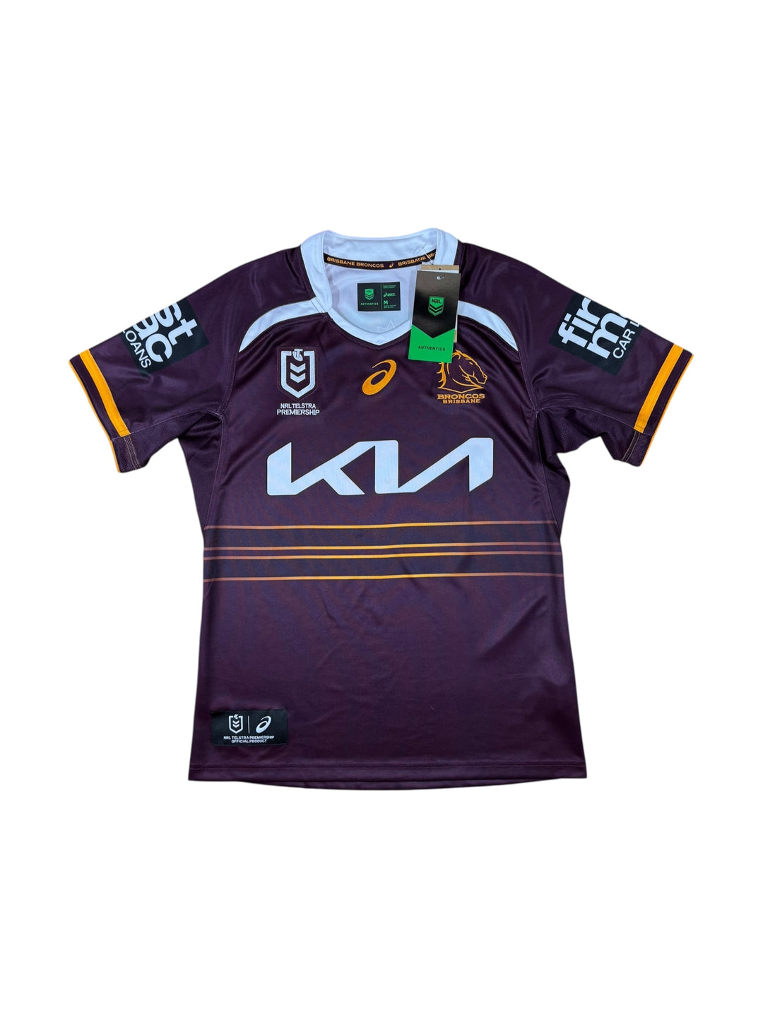 2025 Brisbane Broncos ASICS Home Rugby NRL Shirt (M)