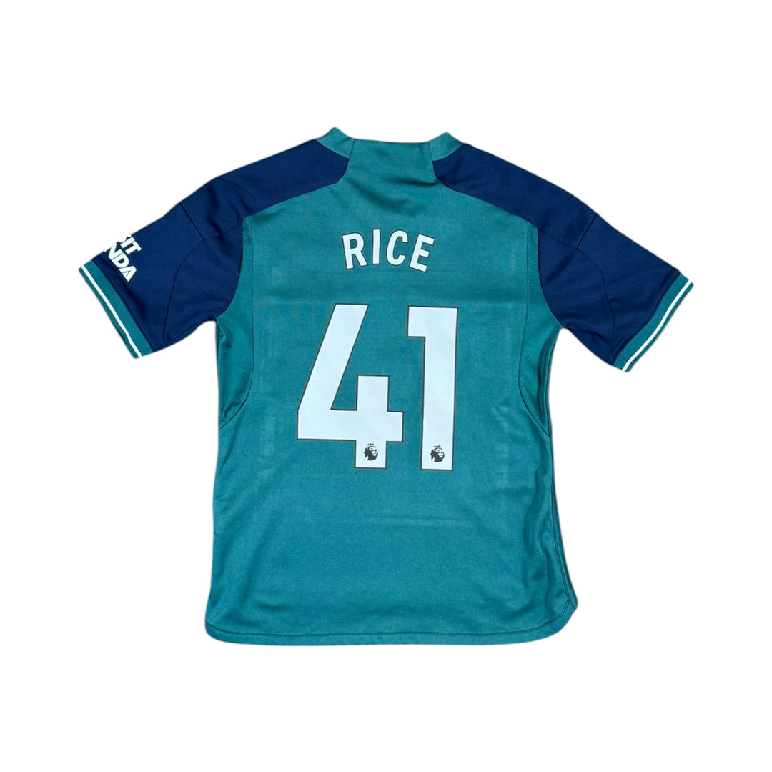 2023-24 Arsenal Third Shirt RICE #41 - 9/10 - (11-12 Years)
