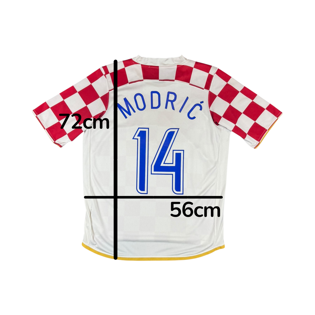 2006-08 Croatia Home Shirt MODRIC #14 - 8/10 - (XL)