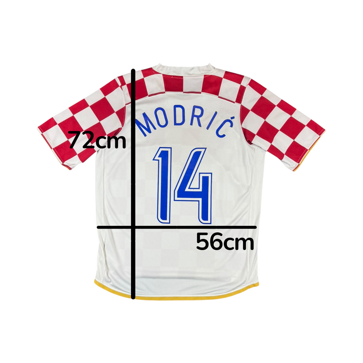 2006-08 Croatia Home Shirt MODRIC #14 - 8/10 - (XL)
