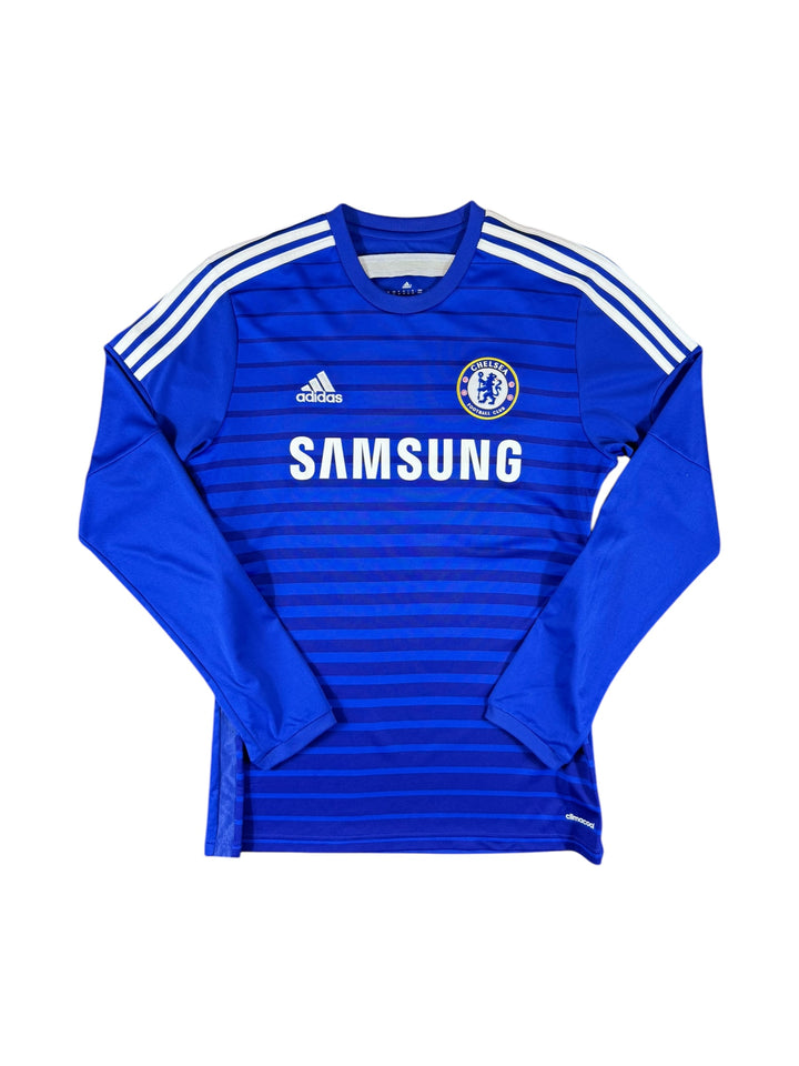 2014/15 Chelsea Adidas Home Longsleeve Football Shirt - 9/10 - (M)