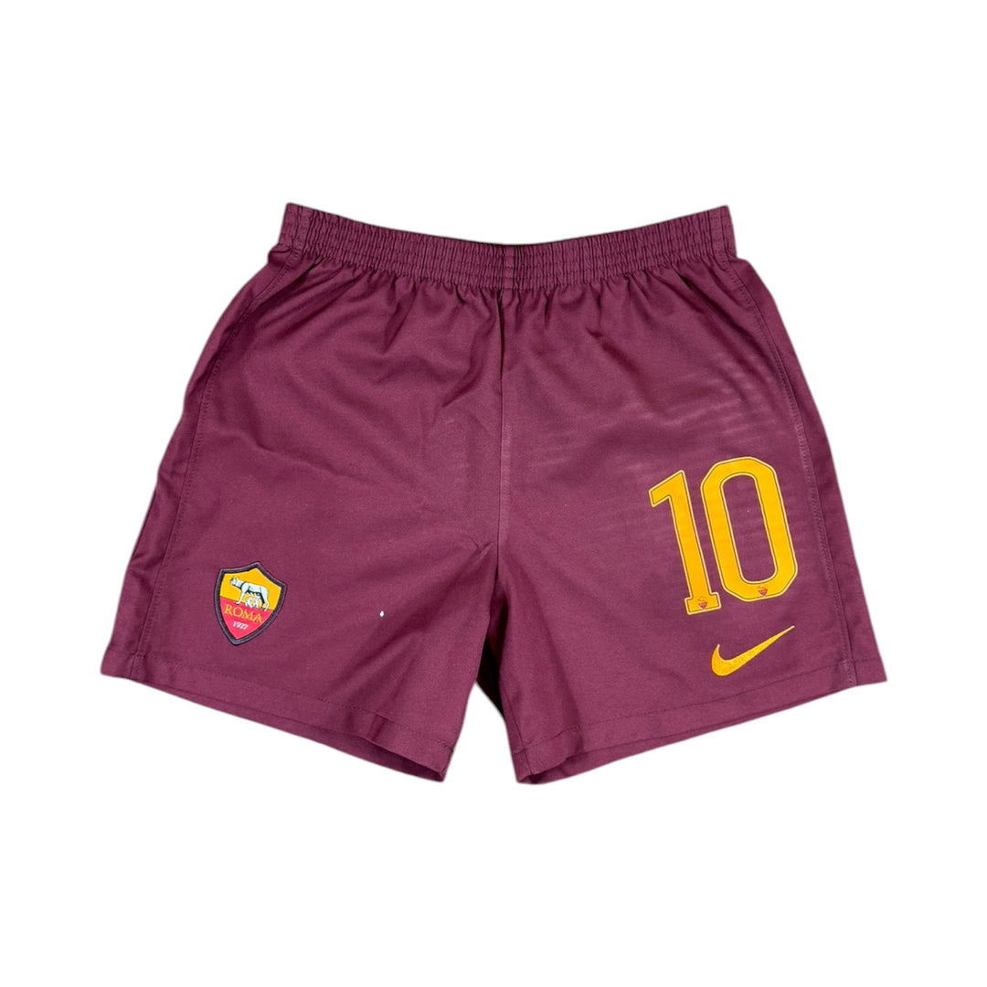 2016-17 Roma Nike Home Shirt + Shorts #10 TOTTI - 9/10 - (6-7 Years)