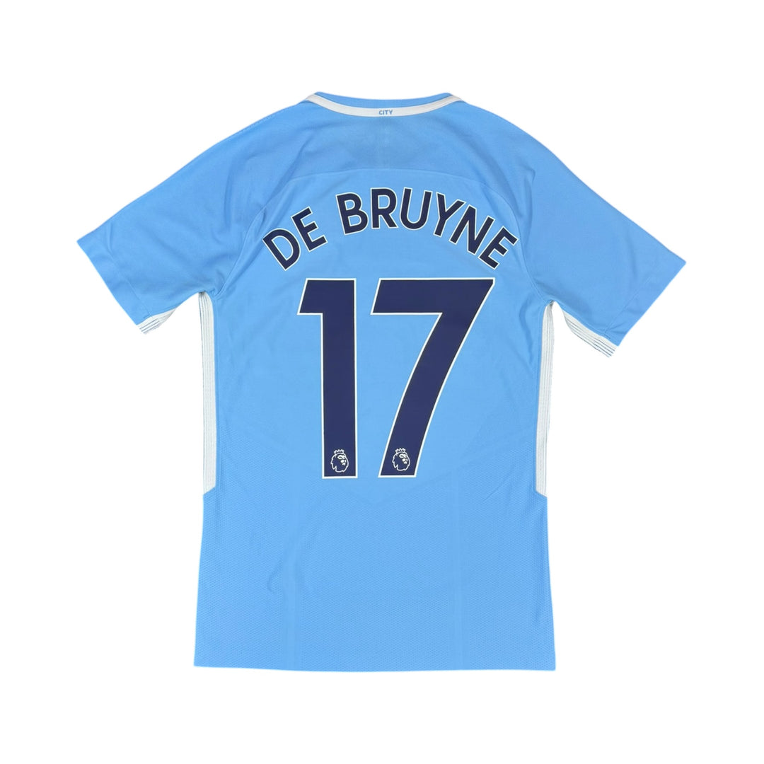 2017-18 Manchester City Nike Home Player Authentic Shirt DE BRUYNE #17 - 9/10 - (S)
