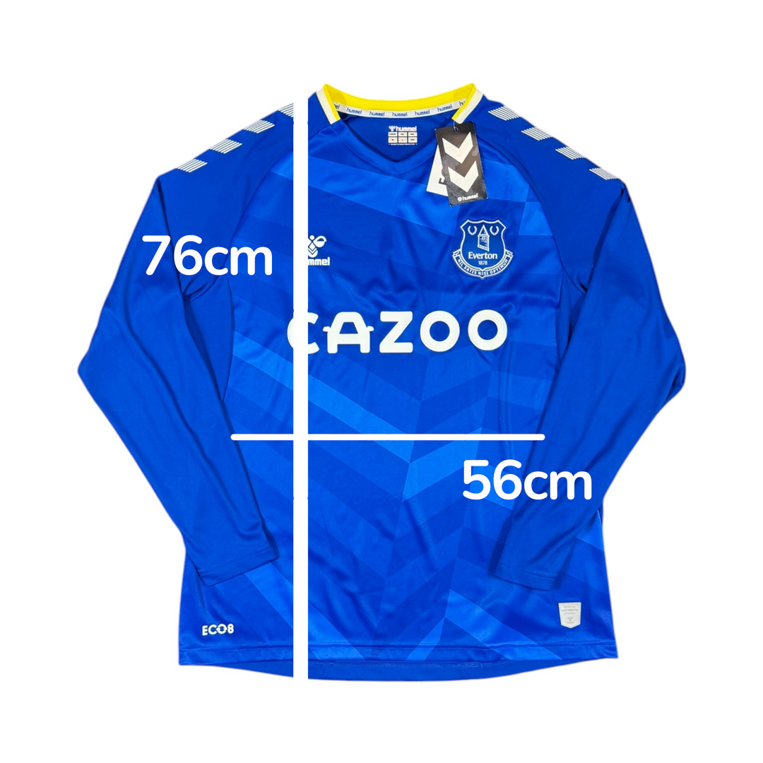 2021-22 Everton Home L/S Shirt Brand New (XL)