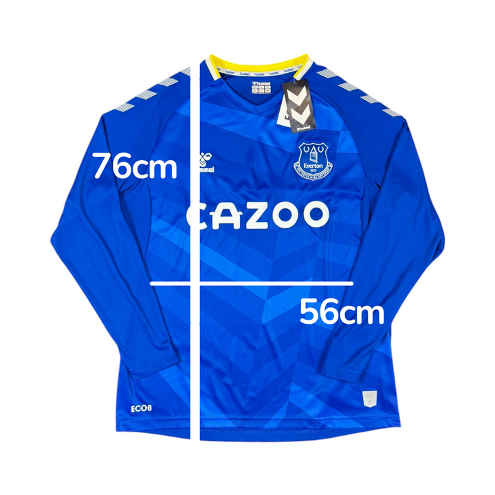 2021-22 Everton Home L/S Shirt Brand New (XL)