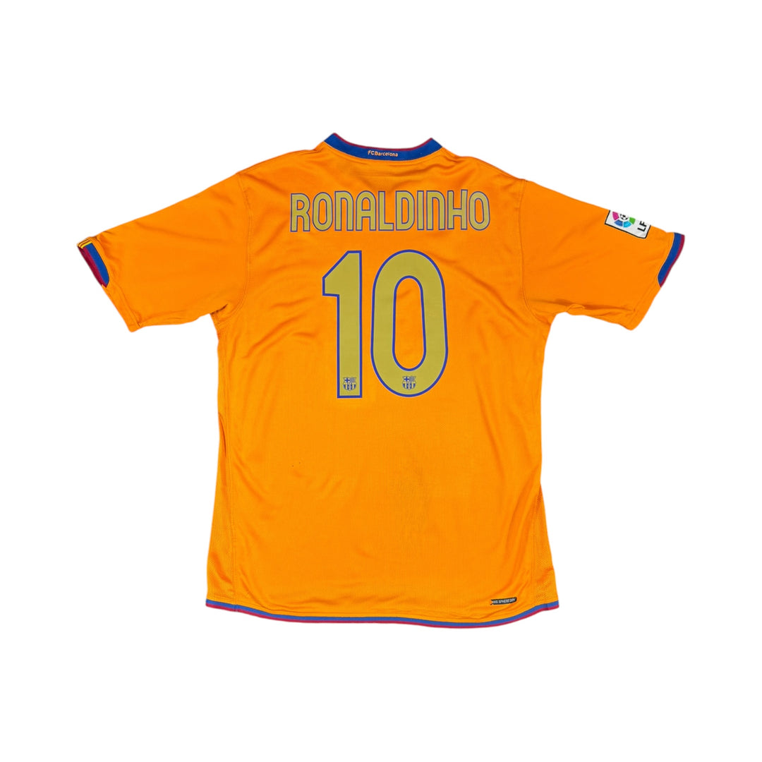 2006-08 Barcelona Nike Away Shirt RONALDINHO #10 - 7/10 - (L)