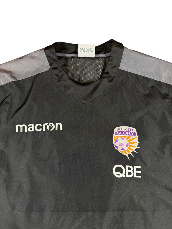 2018/19 Perth Glory Macron Football Training Jacket - 8/10 - (L)