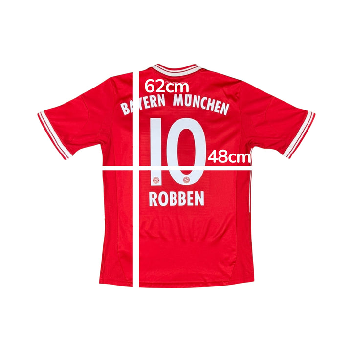 2013-14 Bayern Munich Adidas Home Shirt #10 ROBBEN - 9/10 - (13-14 Years)