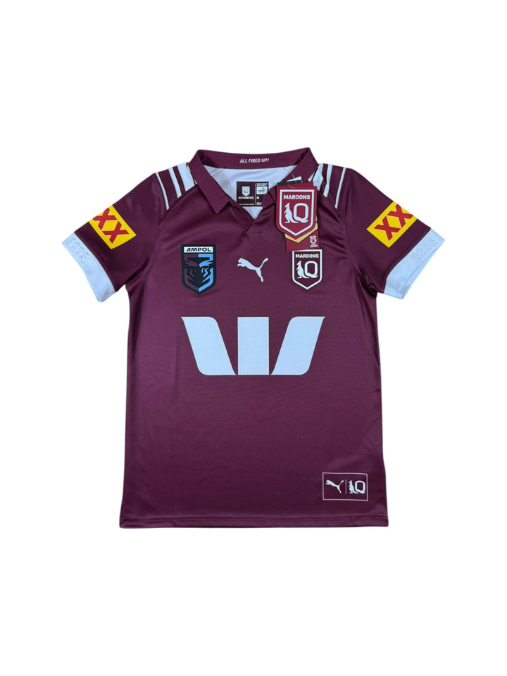 2025 Queensland Puma Maroons State of Origin Home Rugby Shirt Brand New Womens