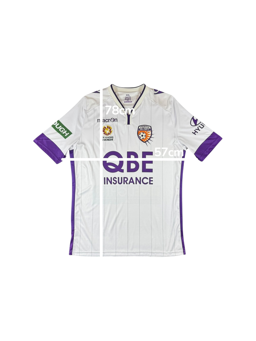 2015-16 Perth Glory Macron Away Shirt - 8/10 - (2XL)