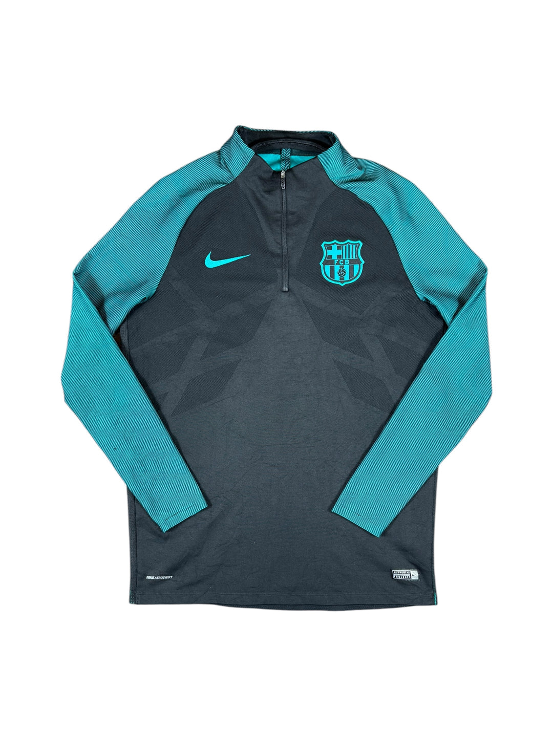 2016/17 Barcelona Nike 1/4 Zip Football Training Shirt - 8/10 - (L)