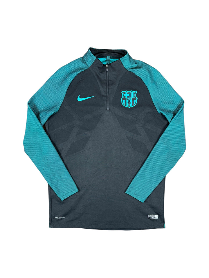 2016/17 Barcelona Nike 1/4 Zip Football Training Shirt - 8/10 - (L)