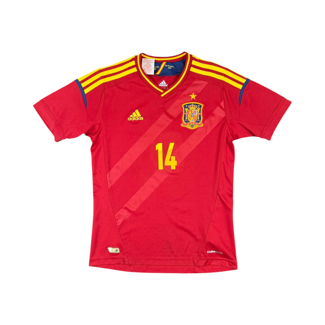 2011-12 Spain Adidas Home Shirt ALONSO #14 - 8/10 - (11-12 Years)