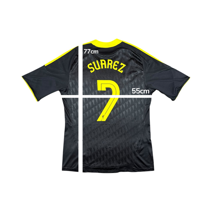 2010-11 Liverpool Adidas Third Shirt #7 SUAREZ - 10/10 - (L)