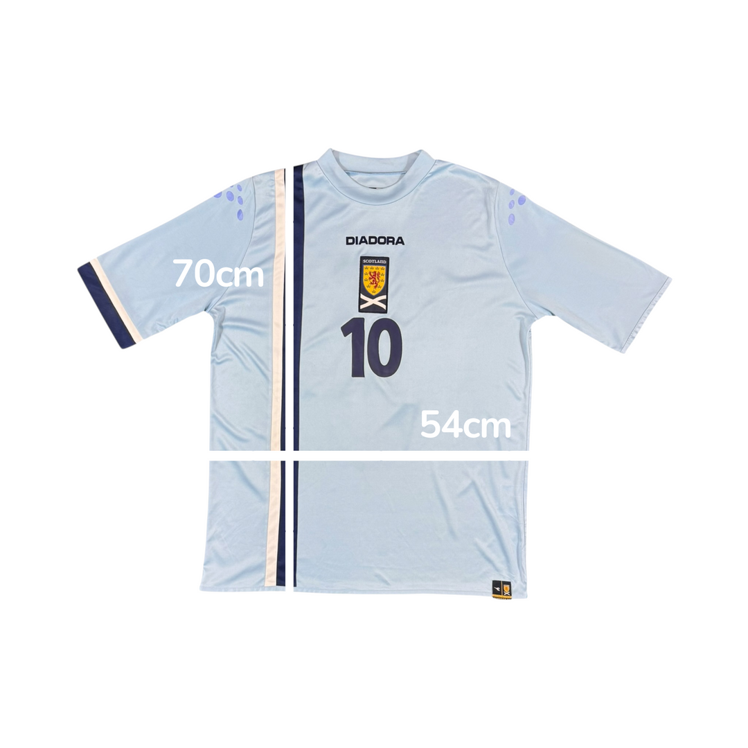 2005-06 Scotland Away Shirt #10 - 8/10 - (XL)