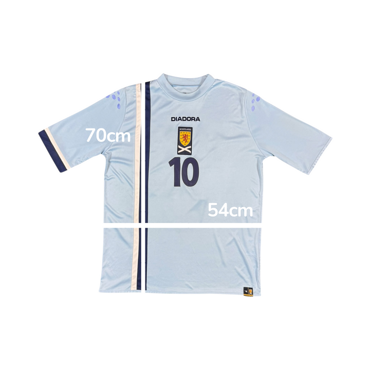 2005-06 Scotland Away Shirt #10 - 8/10 - (XL)