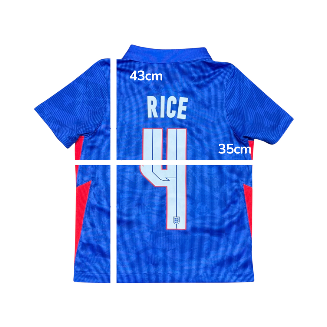 2020-21 England Nike Away Shirt #4 RICE - 10/10 - (6-7 Years)