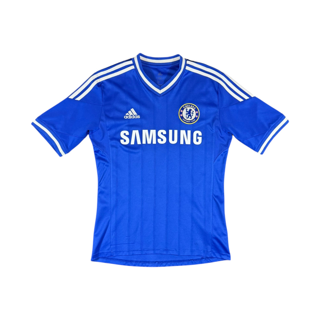2013-14 Chelsea Adidas Home Shirt #17 HAZARD - 8/10 - (M)