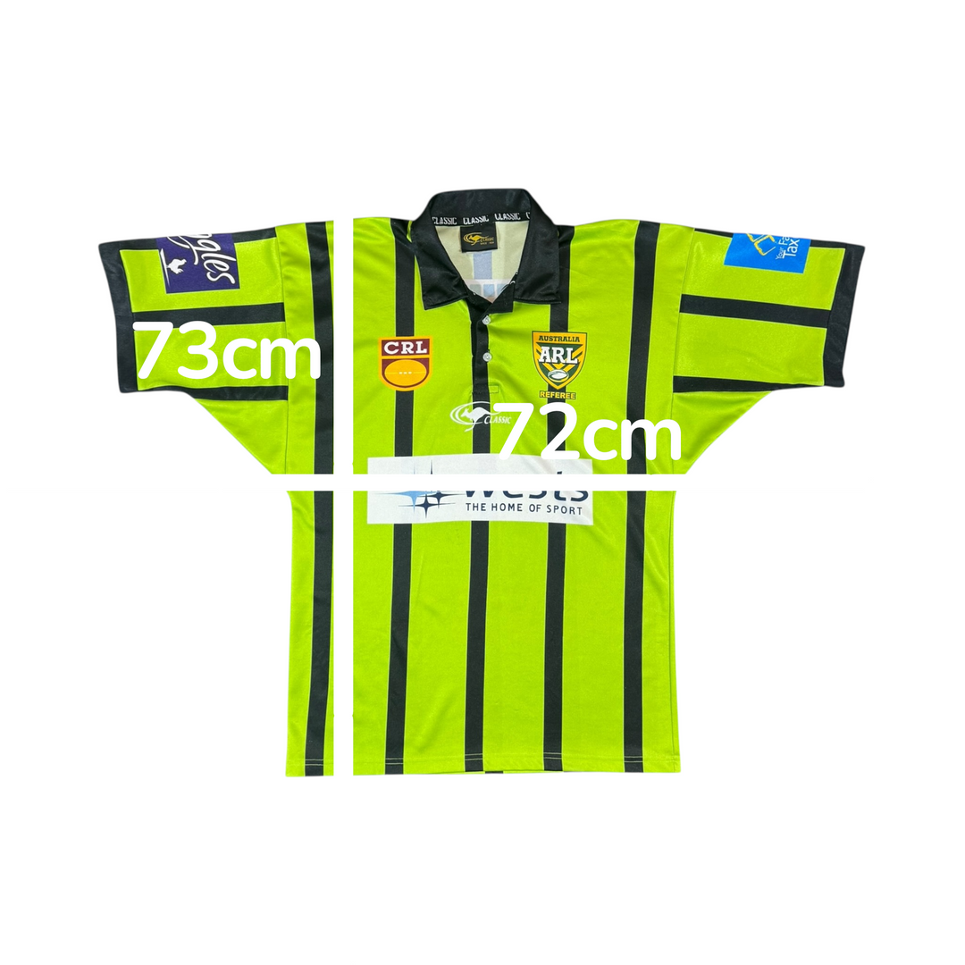 Australia Rugby League Referee Shirt - 8/10 - (XL)