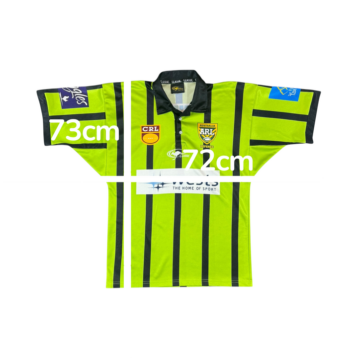 Australia Rugby League Referee Shirt - 8/10 - (XL)