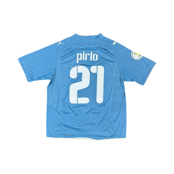 2009-10 Italy Puma Home Shirt PIRLO #21 - 8/10 - (M)