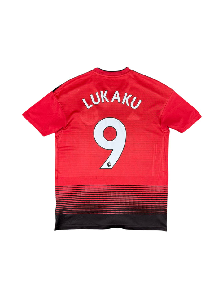 2018/19 Manchester United Adidas Home Football Shirt #9 LUKAKU - 7/10 - (M)