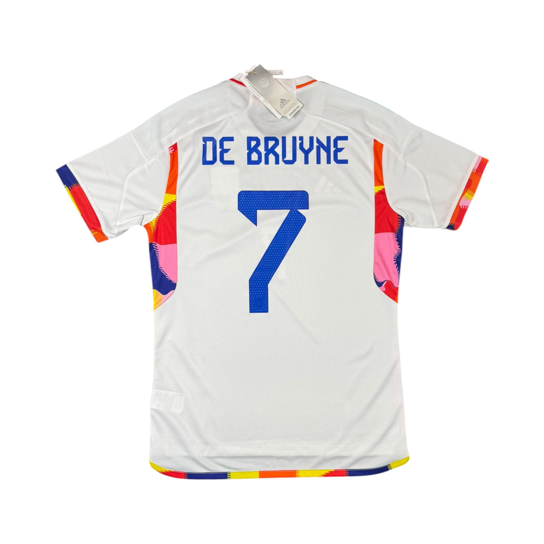 2022-23 Belgium Adidas Away Shirt DE BRUYNE #7 Brand New (M)
