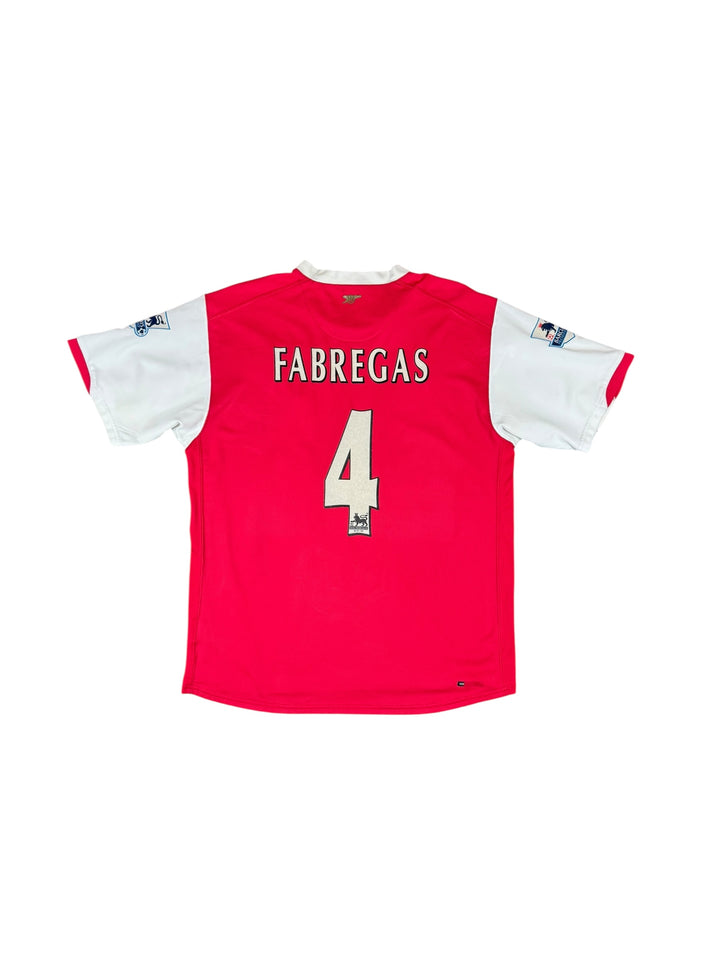 2006-08 Arsenal Nike Home Shirt #4 FABREGAS - 8/10 - (L)