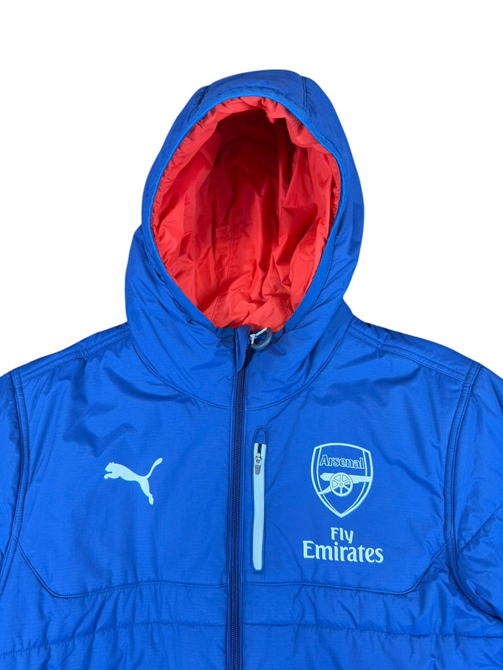 2014/15 Arsenal Puma Football Bench Jacket Reversible - 9/10 - (M)