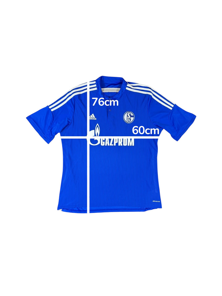 2014-15 Schalke Adidas Home Shirt - 9/10 - (XL)