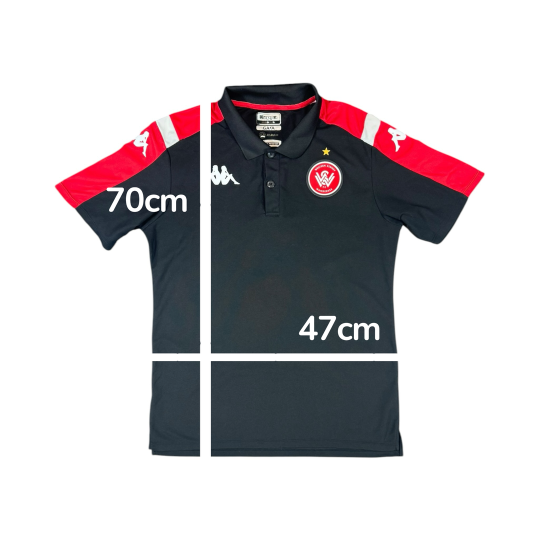 2021-22 Western Sydney Wanderers Travel Polo Shirt - 8/10 - (M)