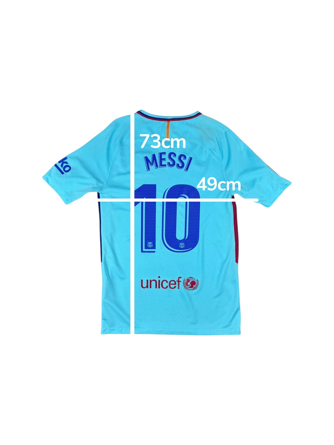 2017-18 Barcelona Nike Away Shirt #10 MESSI - 8/10 - (S)
