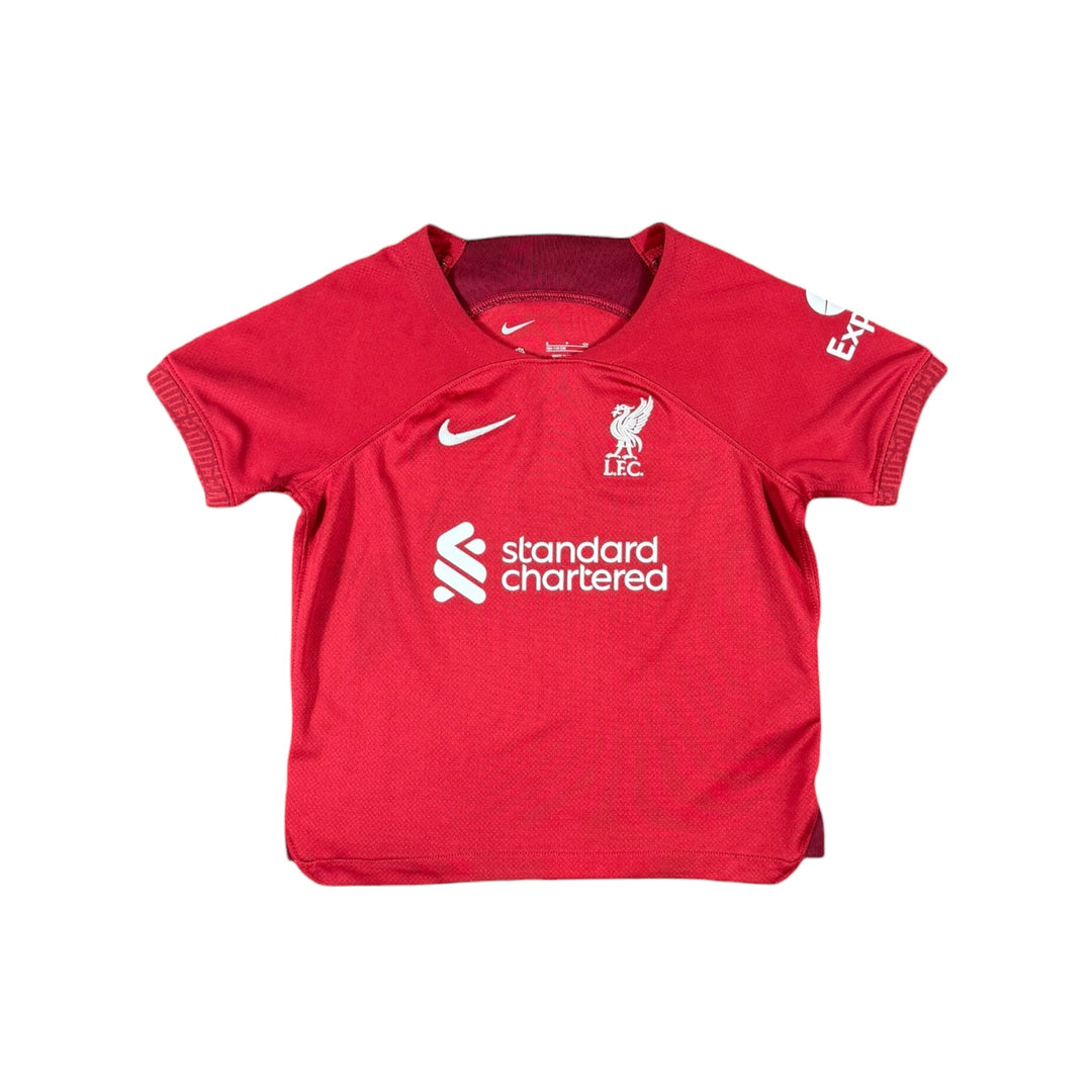 2022-23 Liverpool Nike Home Shirt #4 VIRGIL - 9/10 - (4-5 Years)