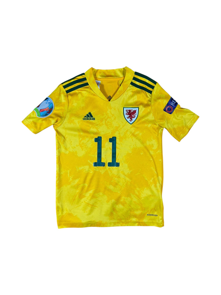 2020/21 Wales Away Shirt #11 BALE - 9/10 - (9-10 Years)