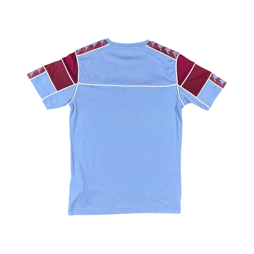 2020-21 Aston Villa Kappa Cotton Tee - 9/10 - (S)