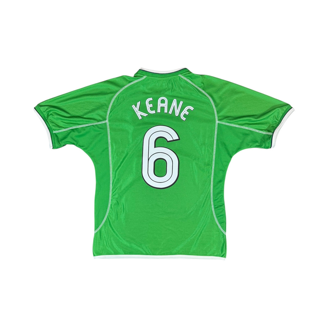 2001-03 Ireland Home Shirt KEANE #6 - 8/10 - (L)